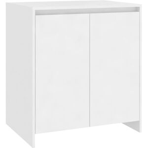 vidaXL White Engineered Wood Sideboard - Bedroom Furniture vidaXL White Engineered Wood Sideboard - Bedroom Furniture