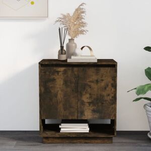 Sideboard Smoked Oak 70x41x75 cm Engineered Wood Vidaxl Sideboard Smoked Oak 70x41x75 cm Engineered Wood Vidaxl