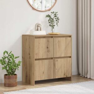 Sideboard Artisan oak 70 x 41 x 75 cm Engineered wood Vidaxl Sideboard Artisan oak 70 x 41 x 75 cm Engineered wood Vidaxl