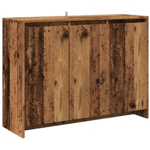 Sideboard Old Wood 102x33x75 cm Engineered Wood Vidaxl Sideboard Old Wood 102x33x75 cm Engineered Wood Vidaxl