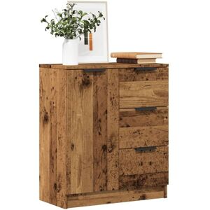 Sideboard Old Wood 60x30x70 cm Engineered Wood Vidaxl Sideboard Old Wood 60x30x70 cm Engineered Wood Vidaxl