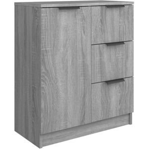 Sideboard Grey Sonoma Engineered Wood Vidaxl Sideboard Grey Sonoma Engineered Wood Vidaxl