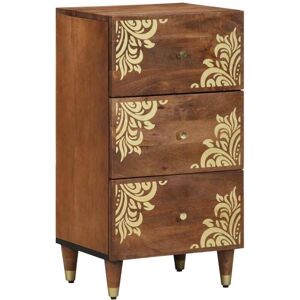 Vidaxl - Sideboard with Drawer Brown 40 x 33.5 x 75 cm Solid Mango wood Vidaxl - Sideboard with Drawer Brown 40 x 33.5 x 75 cm Solid Mango wood