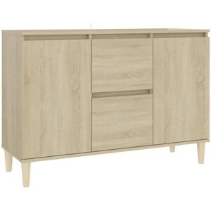 Sideboard Sonoma Oak 101x35x70 cm Engineered Wood Vidaxl Sideboard Sonoma Oak 101x35x70 cm Engineered Wood Vidaxl