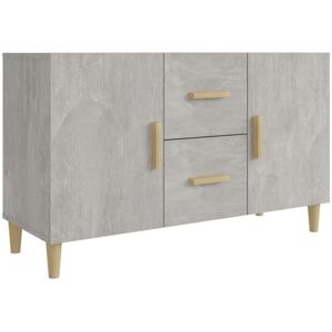 Sideboard Concrete Grey 100x36x60 cm Engineered Wood Vidaxl Sideboard Concrete Grey 100x36x60 cm Engineered Wood Vidaxl