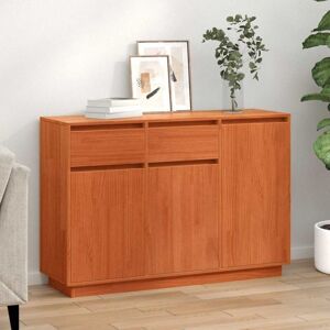 Vidaxl - Sideboard Wax brown 110 x 34 x 75 cm Solid pine wood Vidaxl - Sideboard Wax brown 110 x 34 x 75 cm Solid pine wood