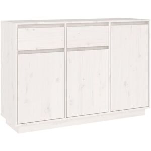 Sideboard White 110x34x75 cm Solid Wood Pine Vidaxl Sideboard White 110x34x75 cm Solid Wood Pine Vidaxl