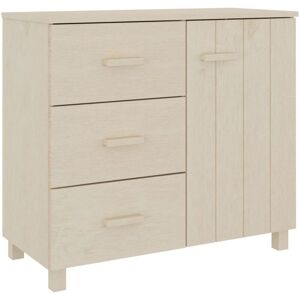Sideboard HAMAR Honey Brown 90x40x80 cm Solid Pinewood vidaXL Sideboard HAMAR Honey Brown 90x40x80 cm Solid Pinewood vidaXL