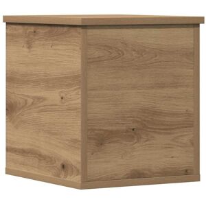 Storage Box Artisan oak 30 x 35 x 35 cm Engineered Wood Vidaxl Storage Box Artisan oak 30 x 35 x 35 cm Engineered Wood Vidaxl