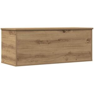 Storage Box Artisan oak 90 x 35 x 35 cm Engineered Wood Vidaxl Storage Box Artisan oak 90 x 35 x 35 cm Engineered Wood Vidaxl