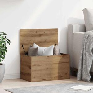 Storage Box Artisan oak 60 x 35 x 35 cm Engineered Wood Vidaxl Storage Box Artisan oak 60 x 35 x 35 cm Engineered Wood Vidaxl
