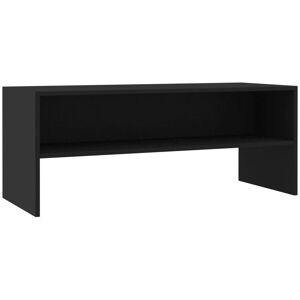 vidaXL Black 100x40x40 cm Engineered Wood TV Cabinet vidaXL Black 100x40x40 cm Engineered Wood TV Cabinet
