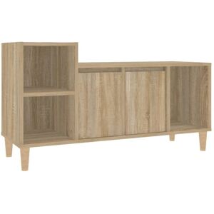 vidaXL Sonoma Oak TV Cabinet - Engineered Wood - 100x35x55 cm vidaXL Sonoma Oak TV Cabinet - Engineered Wood - 100x35x55 cm