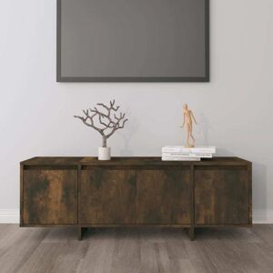 vidaXL Smoked Oak TV Cabinet - Engineered Wood Lowboard vidaXL Smoked Oak TV Cabinet - Engineered Wood Lowboard