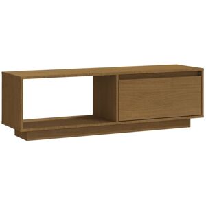 vidaXL Honey Brown Solid Pinewood TV Cabinet - TV cabinet vidaXL Honey Brown Solid Pinewood TV Cabinet - TV cabinet