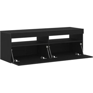 Vidaxl - tv Cabinet with led Black Oak 120x35x40 cm Engineered Wood Vidaxl - tv Cabinet with led Black Oak 120x35x40 cm Engineered Wood