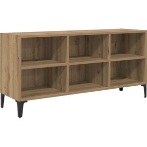Vidaxl - tv Stand Artisan Oak Engineered wood, Metal Medium tv Stand Vidaxl - tv Stand Artisan Oak Engineered wood, Metal Medium tv Stand