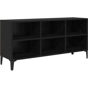 Vidaxl - Black Oak tv Stand Black Oak Particle board Standard Vidaxl - Black Oak tv Stand Black Oak Particle board Standard