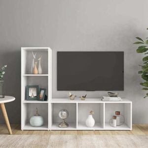 vidaXL Wooden TV Stand - 107x35x37 cm - Modern Design vidaXL Wooden TV Stand - 107x35x37 cm - Modern Design