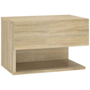 Wall-mounted Bedside Cabinet Sonoma Oak Vidaxl Wall-mounted Bedside Cabinet Sonoma Oak Vidaxl