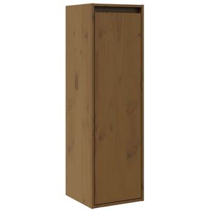 Wall Cabinet Honey Brown 30x30x100 cm Solid Pinewood vidaXL Wall Cabinet Honey Brown 30x30x100 cm Solid Pinewood vidaXL