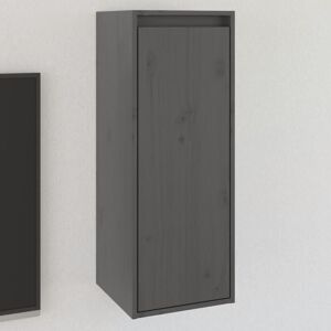 Wall Cabinet Grey 30x30x80 cm Solid Wood Pine Vidaxl Wall Cabinet Grey 30x30x80 cm Solid Wood Pine Vidaxl