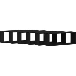 Wall Shelves 6 pcs Black oak 60 x 15 x 23 cm Engineered wood Vidaxl Wall Shelves 6 pcs Black oak 60 x 15 x 23 cm Engineered wood Vidaxl