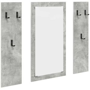 Wall-Mounted Coat Rack Concrete grey 96 x 1.5 x 90 cm Vidaxl Wall-Mounted Coat Rack Concrete grey 96 x 1.5 x 90 cm Vidaxl