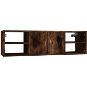 Wall Shelf Smoked Oak 102x30x29 cm Engineered Wood Vidaxl Wall Shelf Smoked Oak 102x30x29 cm Engineered Wood Vidaxl