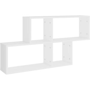 Wall Shelf White 100x18x53 cm Engineered Wood Vidaxl Wall Shelf White 100x18x53 cm Engineered Wood Vidaxl