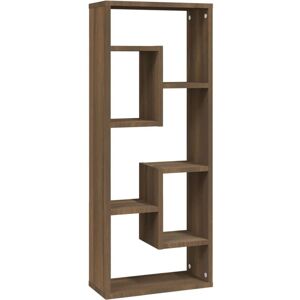 Wall Shelf Brown Oak 36x16x90 cm Engineered Wood Vidaxl Wall Shelf Brown Oak 36x16x90 cm Engineered Wood Vidaxl