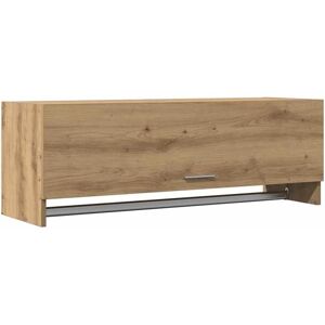 Wardrobe Artisan Oak 100x32.5x35 cm Engineered Wood Vidaxl Wardrobe Artisan Oak 100x32.5x35 cm Engineered Wood Vidaxl