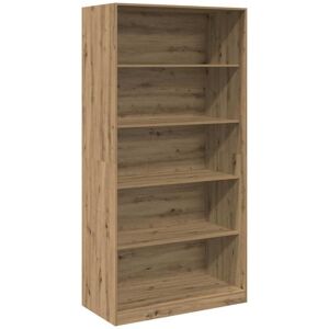 vidaXL Oak Wardrobe 100x50x200 cm - 5 Compartments vidaXL Oak Wardrobe 100x50x200 cm - 5 Compartments