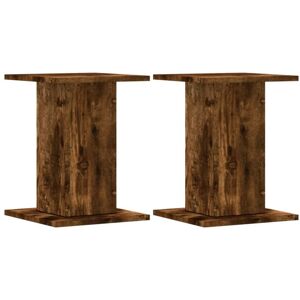 vidaXL Plant Stand - Smoked Oak 30x30x40 cm - 2 pcs vidaXL Plant Stand - Smoked Oak 30x30x40 cm - 2 pcs