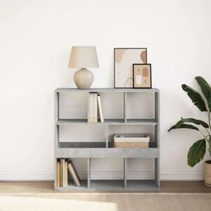 Vidaxl - Book Cabinet/Room Divider Concrete Grey 100x33x94.5 cm Vidaxl - Book Cabinet/Room Divider Concrete Grey 100x33x94.5 cm