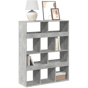Vidaxl - Bookcase Concrete Grey 100x33x125.5 cm Engineered Wood Vidaxl - Bookcase Concrete Grey 100x33x125.5 cm Engineered Wood