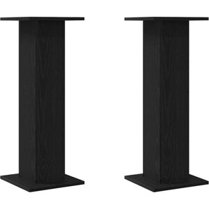 Vidaxl - Plant Stand 2 pcs Black oak 30 x 30 x 80 cm Engineered wood Vidaxl - Plant Stand 2 pcs Black oak 30 x 30 x 80 cm Engineered wood