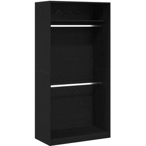 Vidaxl - Wardrobe with Shelf Black oak 100 x 50 x 200 cm Engineered wood Vidaxl - Wardrobe with Shelf Black oak 100 x 50 x 200 cm Engineered wood