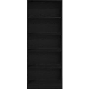 Vidaxl - Wardrobe with Shelf Black oak 80 x 50 x 200 cm Engineered wood Vidaxl - Wardrobe with Shelf Black oak 80 x 50 x 200 cm Engineered wood