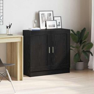 Book Cabinet Black oak 82.5 x 30.5 x 80 cm Engineered wood Vidaxl Book Cabinet Black oak 82.5 x 30.5 x 80 cm Engineered wood Vidaxl