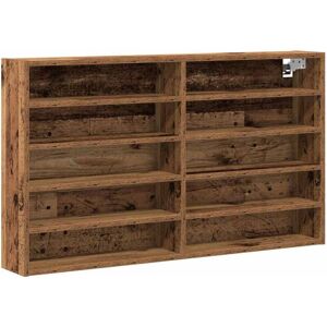 Display Cabinet Old Wood 100 x 15 x 58 cm Engineered wood Vidaxl Display Cabinet Old Wood 100 x 15 x 58 cm Engineered wood Vidaxl
