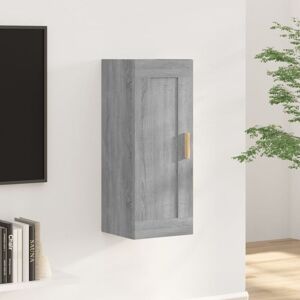 Wall Cabinet Grey Sonoma 35x34x90 cm Engineered Wood Vidaxl Wall Cabinet Grey Sonoma 35x34x90 cm Engineered Wood Vidaxl