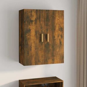 JINLEFU Hanging Wall Cabinet Smoked Oak 69.5x34x90 cm vidaXL JINLEFU Hanging Wall Cabinet Smoked Oak 69.5x34x90 cm vidaXL