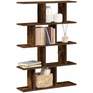 Wall Cube Shelf 12 Compartments Smoked Oak Engineered Wood vidaXL Wall Cube Shelf 12 Compartments Smoked Oak Engineered Wood vidaXL