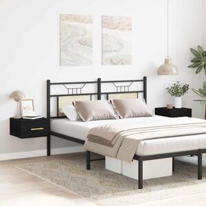 Vidaxl - Bedside Cabinet 2 pcs Black oak 35 x 35 x 20 cm Engineered Wood Vidaxl - Bedside Cabinet 2 pcs Black oak 35 x 35 x 20 cm Engineered Wood