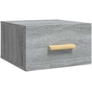 Wall-mounted Bedside Cabinet Grey Sonoma 35x35x20 cm Vidaxl Wall-mounted Bedside Cabinet Grey Sonoma 35x35x20 cm Vidaxl