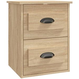 Wall-mounted Bedside Cabinet Sonoma Oak 41.5x36x53cm Vidaxl Wall-mounted Bedside Cabinet Sonoma Oak 41.5x36x53cm Vidaxl