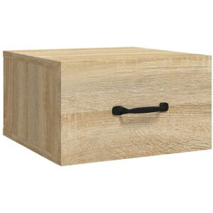 Wall-mounted Bedside Cabinet Sonoma Oak 35x35x20 cm vidaXL Wall-mounted Bedside Cabinet Sonoma Oak 35x35x20 cm vidaXL