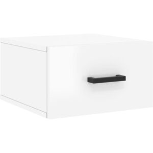 vidaXL Wall-mounted Bedside Cabinet High Gloss White 35x35x20 cm - Bedside Cabinet vidaXL Wall-mounted Bedside Cabinet High Gloss White 35x35x20 cm - Bedside Cabinet