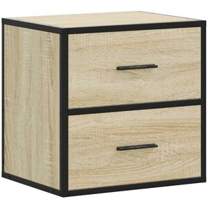 Wall-mounted Bedside Cabinet Sonoma Oak 40x31x39.5 cm Vidaxl Wall-mounted Bedside Cabinet Sonoma Oak 40x31x39.5 cm Vidaxl